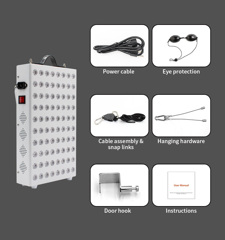 Infrared Red Light Therapy Panel 80 Leds