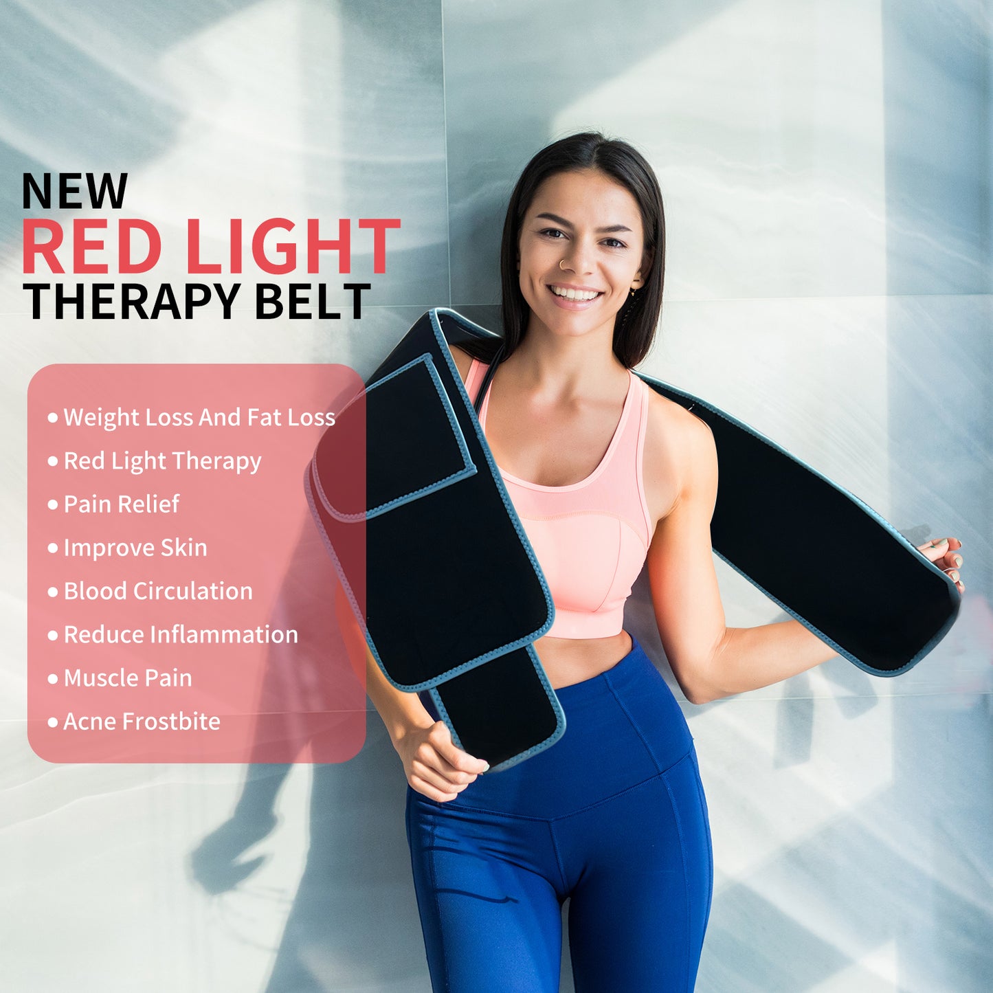 105 LED Red Light Therapy Belt for Waist Should, US Warehouse Stock
