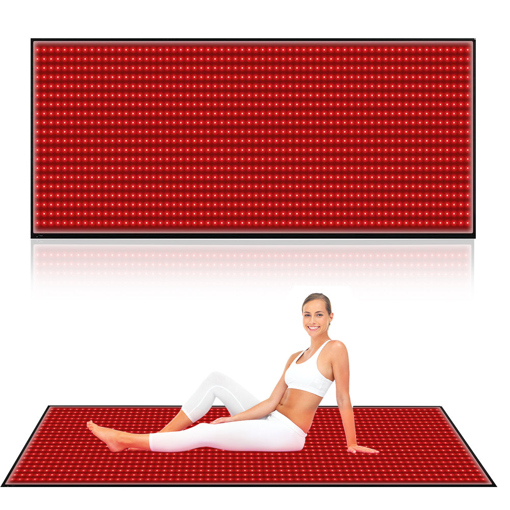 Full body Red Light Therapy Mat for Whole Body - 70.9 * 31.5 Inch 1280 LEDs
