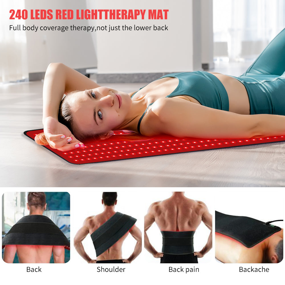 nfrared Red Light Therapy Yoga Mat 80*30cm
