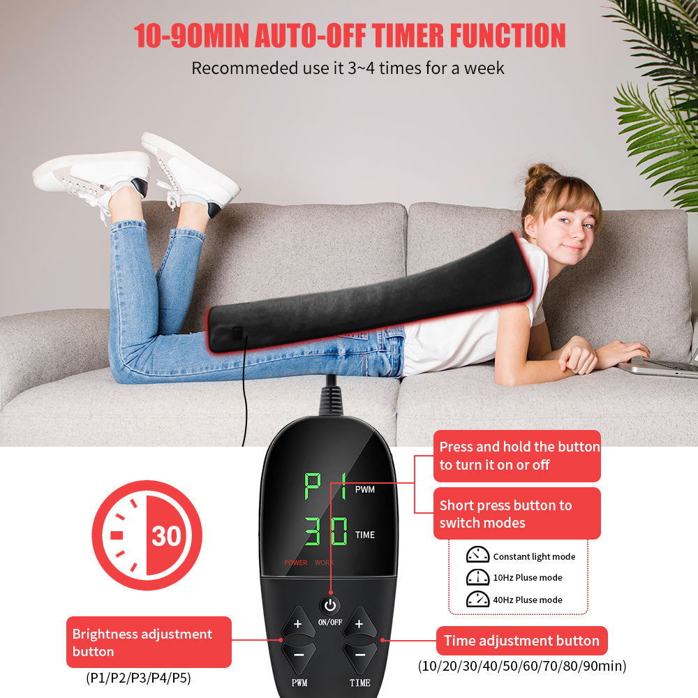 nfrared Red Light Therapy Yoga Mat 80*30cm